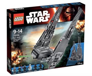 lego star wars kylo ren's command shuttle 75104