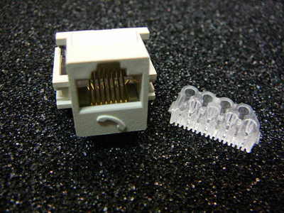 AMP 555235-1 8-Pos Modular Jack Kit Discrete Wire  **NEW**  