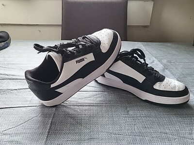 Puma Caven 2.0 White Black Unisex LifeStyle Casual Shoes Size 6 393837-26
