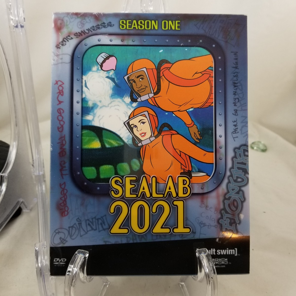 Sealab 2021 Season DVD includes slipcover adult swim cartoon network gr8