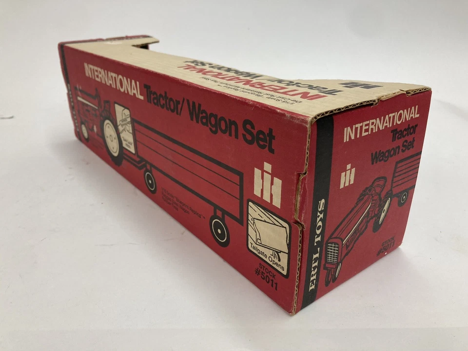复古 ERTL 国际收割机 IH 库存 5011 拖拉机和货车套装 1/16 带盒 — 第 4/4 张图片