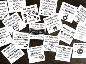 100 Gründe warum ich dich liebe - Geschenk für Partner Schatz Ehemann Ehefrau