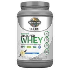 Sport Certified Grass Fed Whey Protein 23.28 Oz By Garden of Life