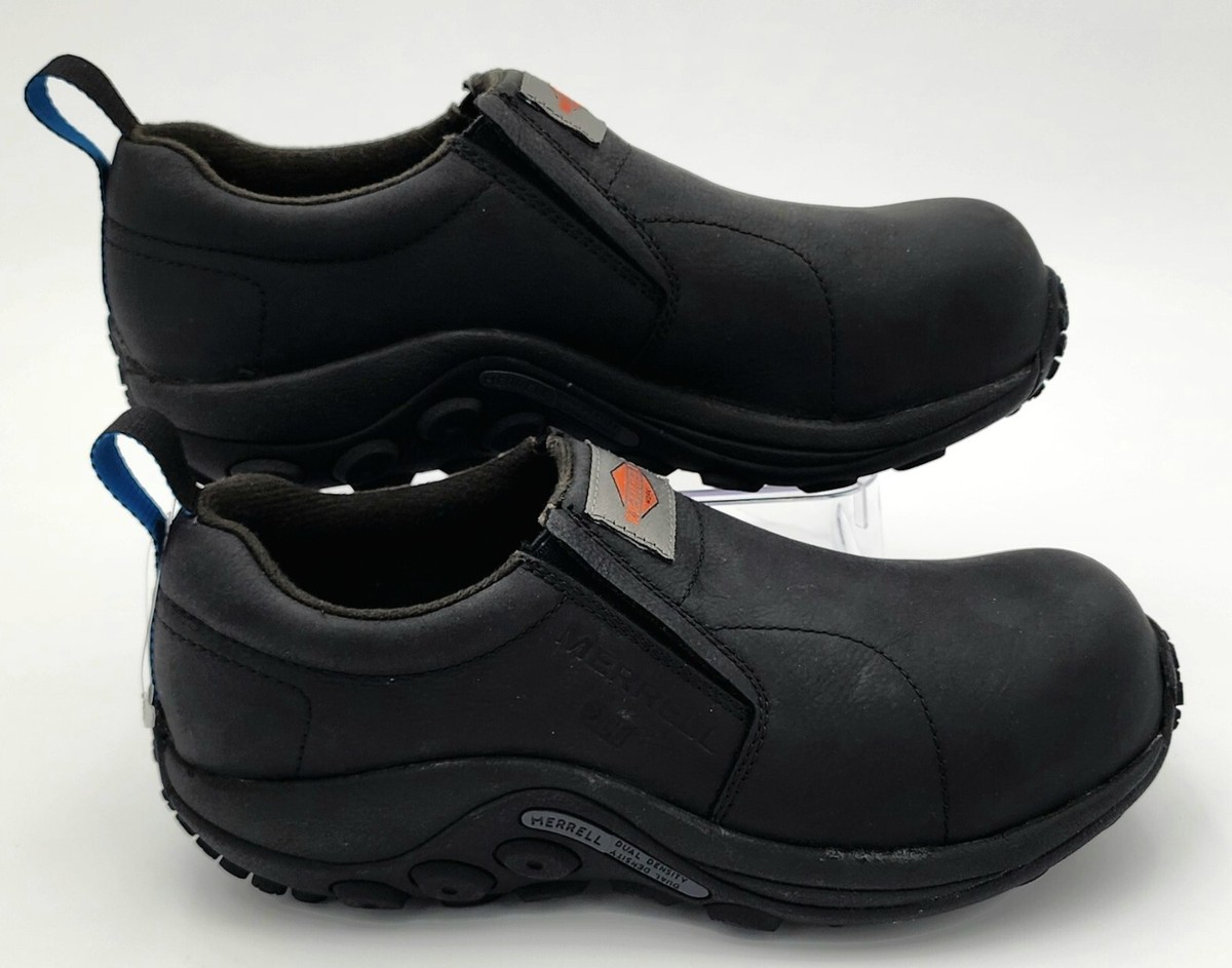 Merrell Men's Jungle Moc Leather Compotoe construction shoes