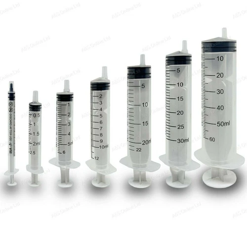 Sterile Syringes Hypodermic Luer Slip 1ml 2.5ml 5ml 10ml 20ml 30m 50ml CE Marked