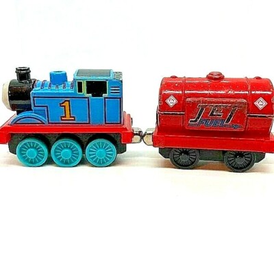 Thomas & Friends Take N Play Metal Thomas 2004 Jet Fuel Tank 2003  Red Blue