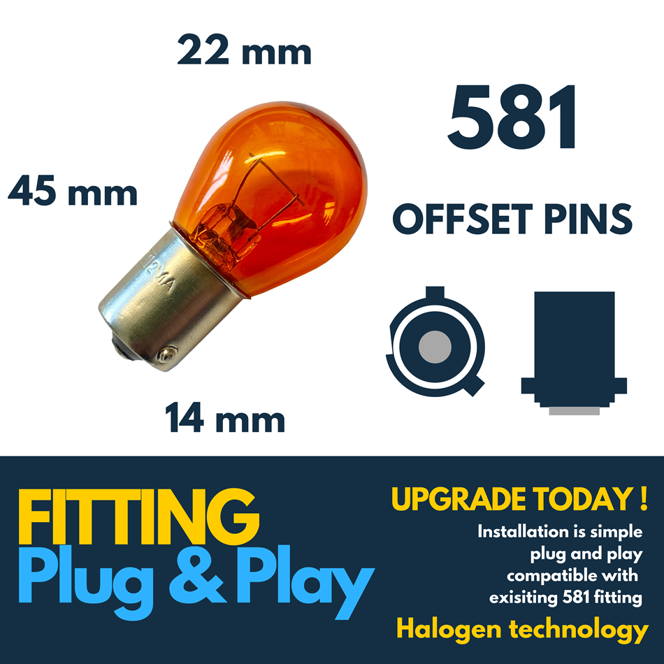 Ford Fusion Indicator Bulbs Amber Front Rear Light 20062012 Turn