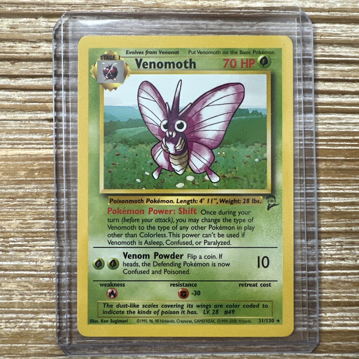 venomoth pokemon card price Prices Encased in a durable acrylic holder to highlight the vibrant artwork of this fan Venomoth 31/130 Base Set 2