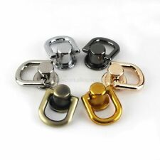 10pcs Metal D-rings Anchor Link Edge Gusset Hanger Clamps Leather Crafts Accesso
