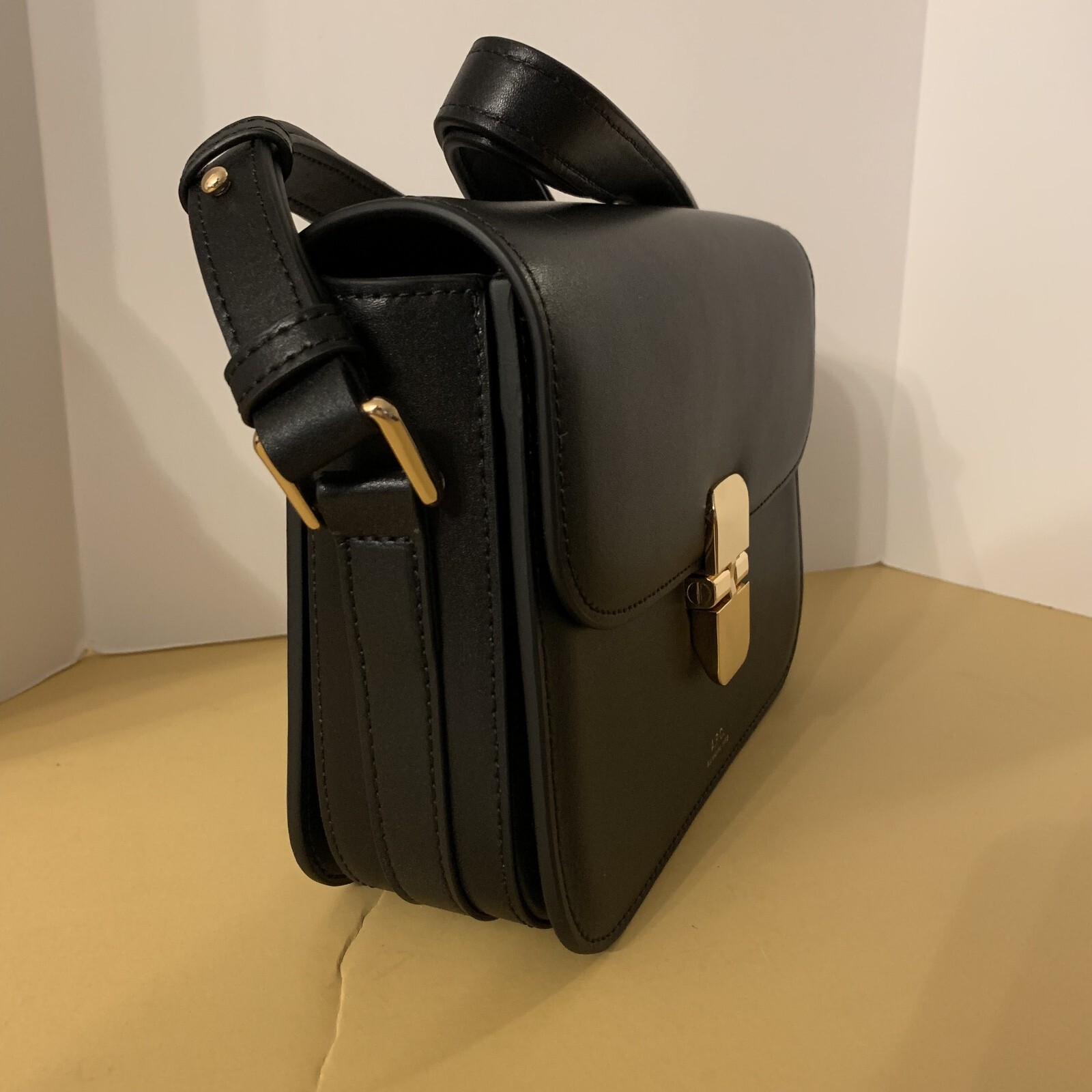 APC Grace Small Crossbody Bag Purse Black Leather eBay