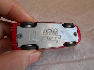 SOLIDO France BOÎTE D'ORIGINE FERRARI 2L5 Réf. 129