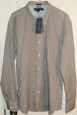 Brand New Tommy Hilfiger Slim Fit Long Sleeve 100 Cotton Dress Shirt: Size XL