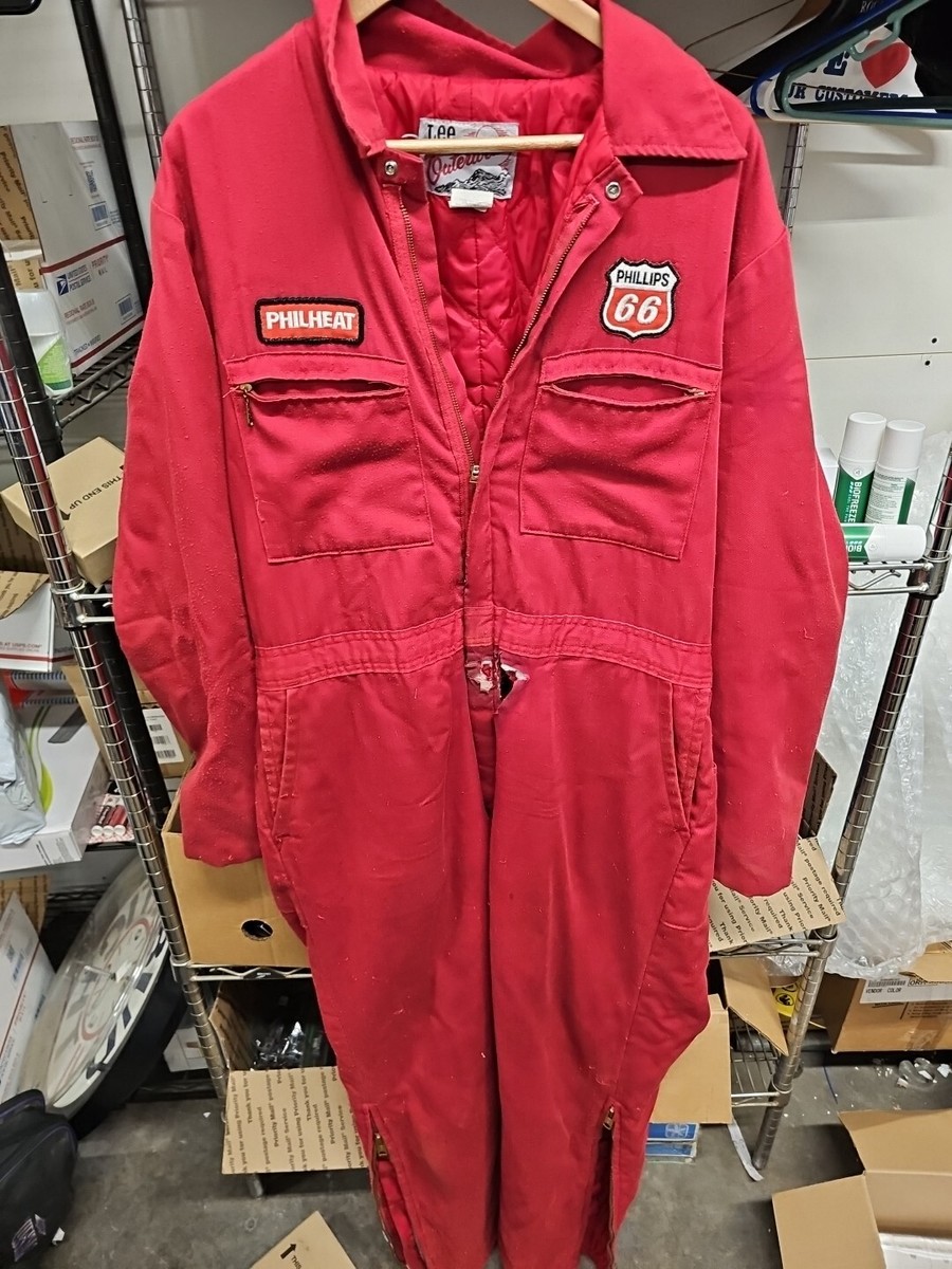 VTG 60s 70's LEE UNION-ALLS PHILLIPS 66 COVERALLS GAS VTG 60s 70's LEE UNION-ALLS PHILLIPS 66 COVERALLS GAS