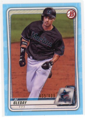 2020 Bowman JJ Bleday Sky Blue Paper 405/499 !!! | eBay