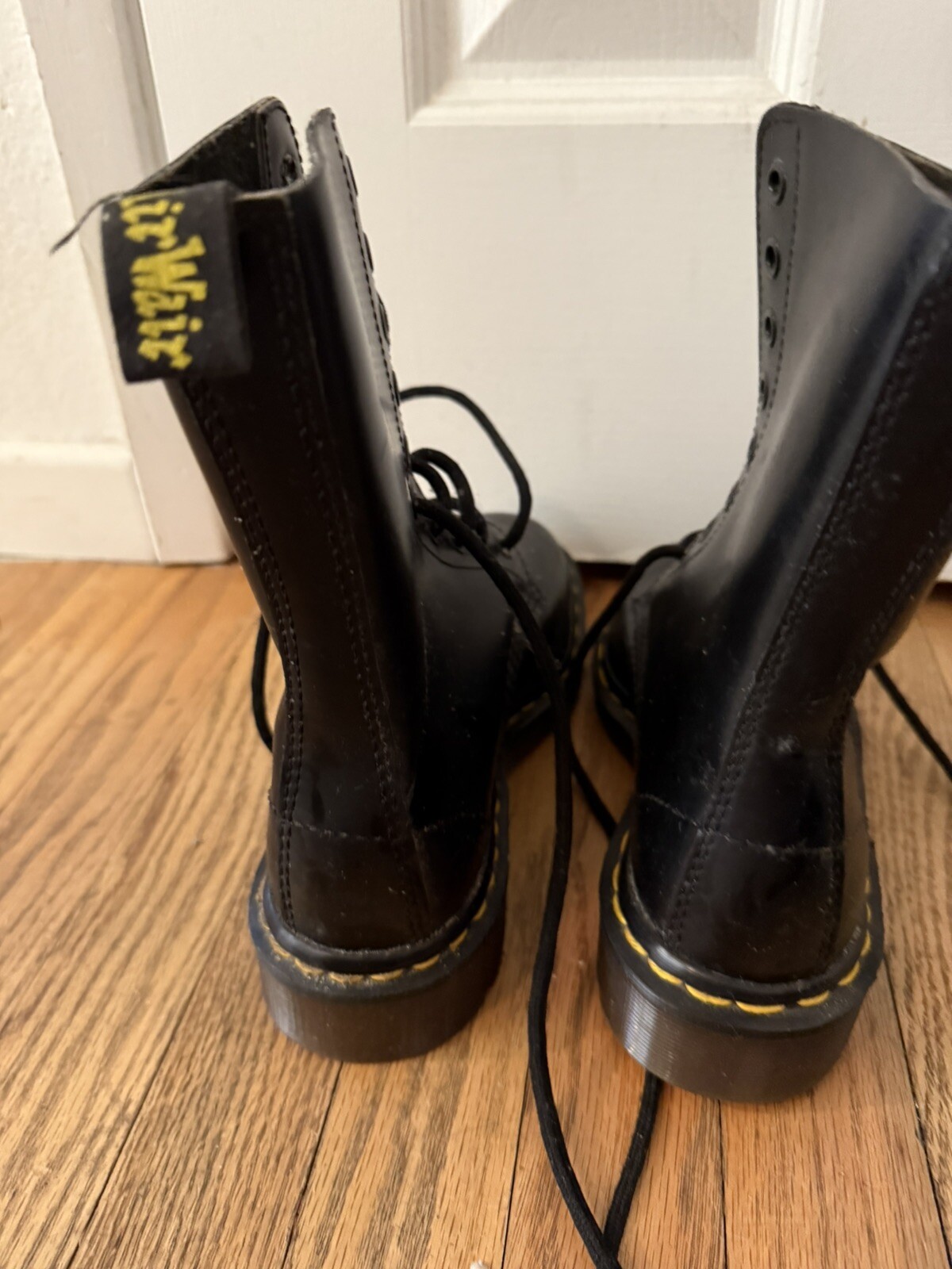 Doc Martens  Leather Women's Boot - Black Size 6