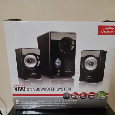 SpeedLink subwoofer  Sound 2.1 Speaker System - 