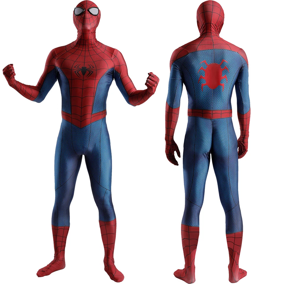 PS4 Spider-Man Mono Spiderman Body Halloween Juegos con disfraces Disfraz Accesorios Adulto Foto 4 de 4