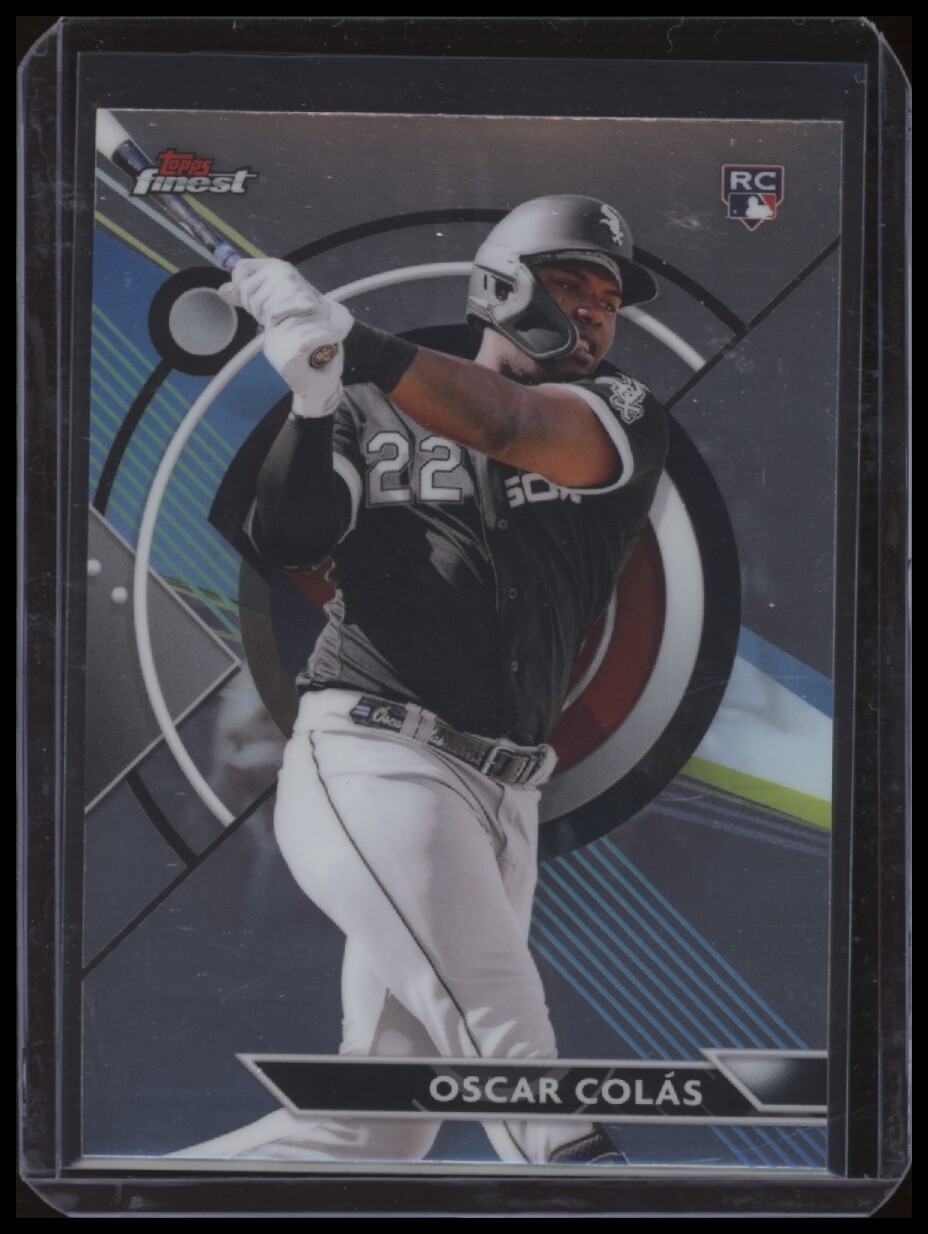 2023 Oscar Colas Topps Finest #56 Rookie Card - White Sox