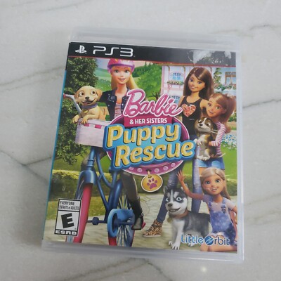Barbie and Her Sisters Puppy Rescue (Sony PlayStation 3, 2015) PS3 NO Manual