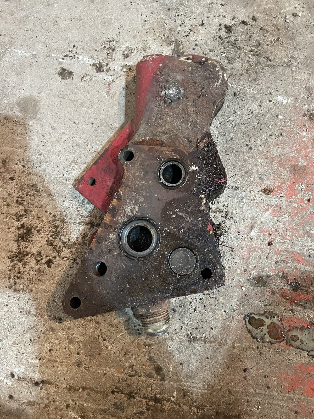 International 656 Hydraulic Valve Transfer Block Tag 2814 eBay