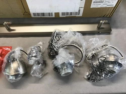 Vaxcel PD5027BN Da Vinci 3-Light Multiple Pendants in Transitional and Linear - Picture 6 of 22