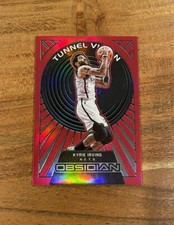 Kyrie Irving 2021-22 Panini Obsidian Tunnel Vision Electric Etch Red Flood NRMT+
