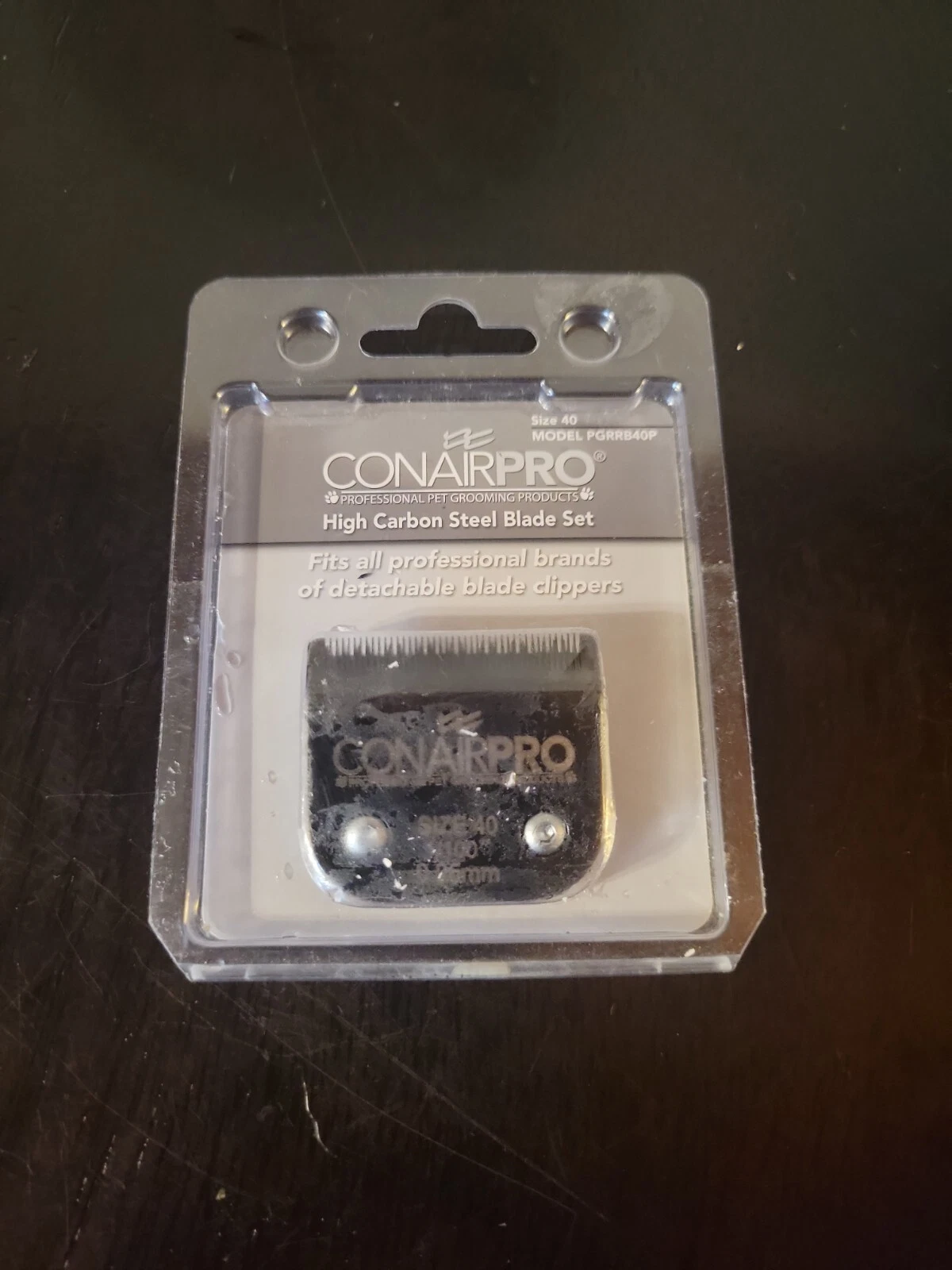 ConairPro 40 High Carbon Steel Blade Set Pet Grooming 1/100 PGRRB40P New Sealed