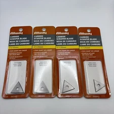 4x Allway Tools CB10 1" Triple Blade Triangular Scraper Replacement Blade 25mm