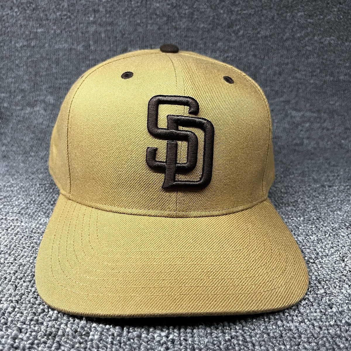 New '47 Brand San Diego Padres SD Logo Snapback Hat Tan Brown Adjustable Cap