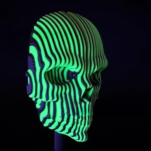 3D printed skull toy, Halloween Decorations Desktop Ornaments For Home Desk - Picture 10 of 20