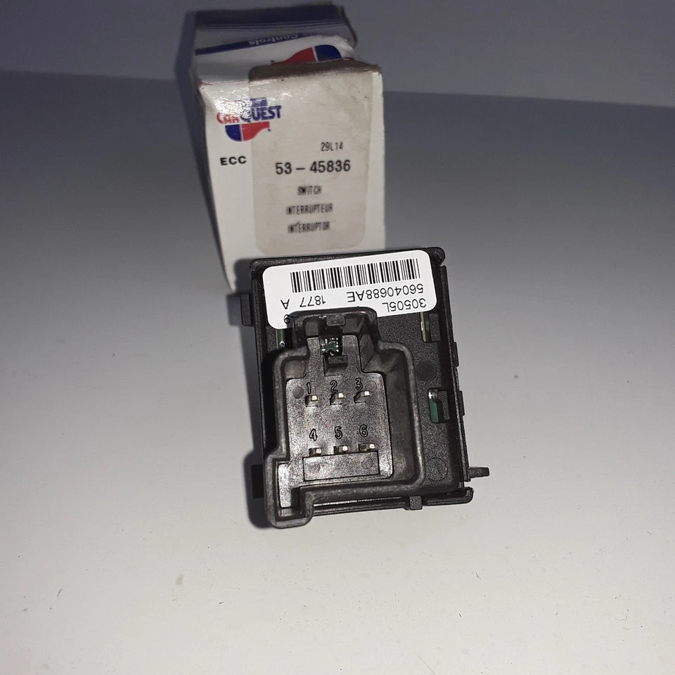 Left Seat Heater Switch Fits Dodge Ram 1500 2500 3500 Dakota (2006) - Image 3 of 4