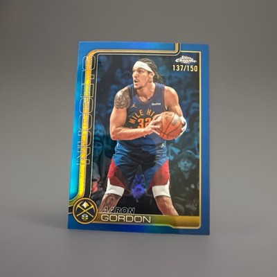 2025-26 Topps Chrome Update /150 Aaron Gordon #45 Blue Refractor