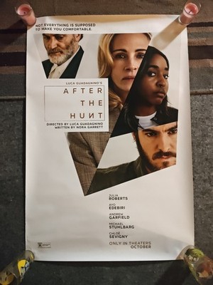 After The Hunt original DS movie poster 27x40 Cm 2025 Julia Roberts,Garfield aut