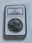 1992 American Silver Eagle NGC MS69