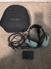 David Clark Aviation Headset Model H10-80 Tested Working