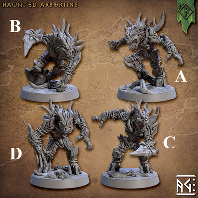 Artisan Guild - Angry Woodspirits Dryaden (Tabletop & Rollenspiel Miniaturen)