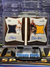 2025 Leaf Double Booked Jason Kidd Gary Payton HOF GU Patches DUAL AUTO /25