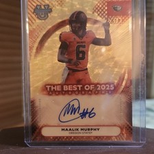 Marketplace image: 2025 Bowman's Best U Autograph 1/1 Superfractor Maalik Murphy Oregon St