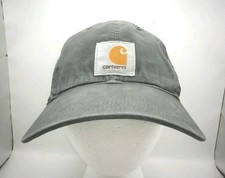 Carhartt Trucker Hat Mesh Snapback Logo Dark Grey Cap One Size Fits All