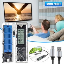 M.2 NVMe/NGFF SSD to USB 3.2 External SSD Reader Converter Adapter Enclosure US