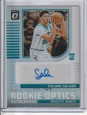 2024-25 Panini Donruss Optic Tidjane Salaun RC Auto /75 Rookie Silver Prizm