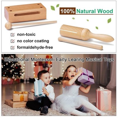 Educational Percussion Toys with Storage Bag for Kids 3+