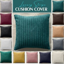 Large Big Cushion Covers Velvet Extra Soft 18 X 18" In 45 x 45 cm - 17 Colours