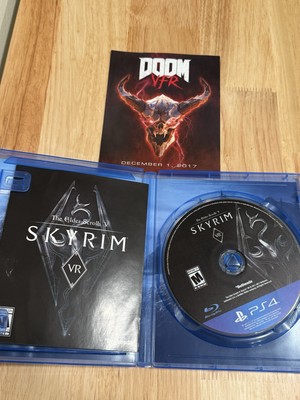 The Elder Scrolls V: Skyrim VR (PlayStation 4) PS4 PSVR With Inserts ...