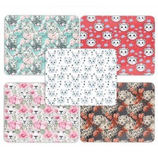 MOUSE PAD DESK MAT ANTI-SLIP|CUTE SNOW LEOPARD CUB BIG CAT FELINE PATTERN #A1