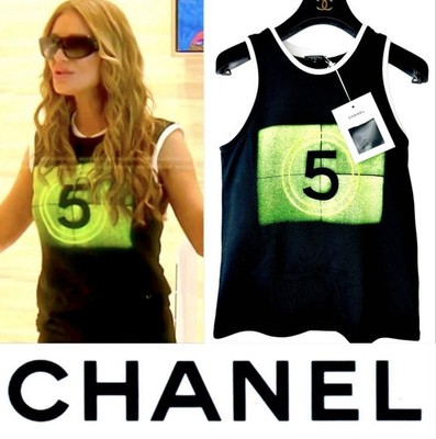 New Chanel 2020 2021 Black Green 5 Logo Top 34 36 38 2 4 6 Jacket Shirt 21p S M