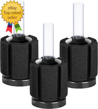 3 Pack Aquarium Bio Sponge Filter Breeding Fry Betta Shrimp Nano Fish Tank