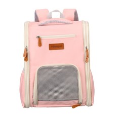 Pet Portable Travel Backpack Carrier for Little Cat Pet Dog Pink