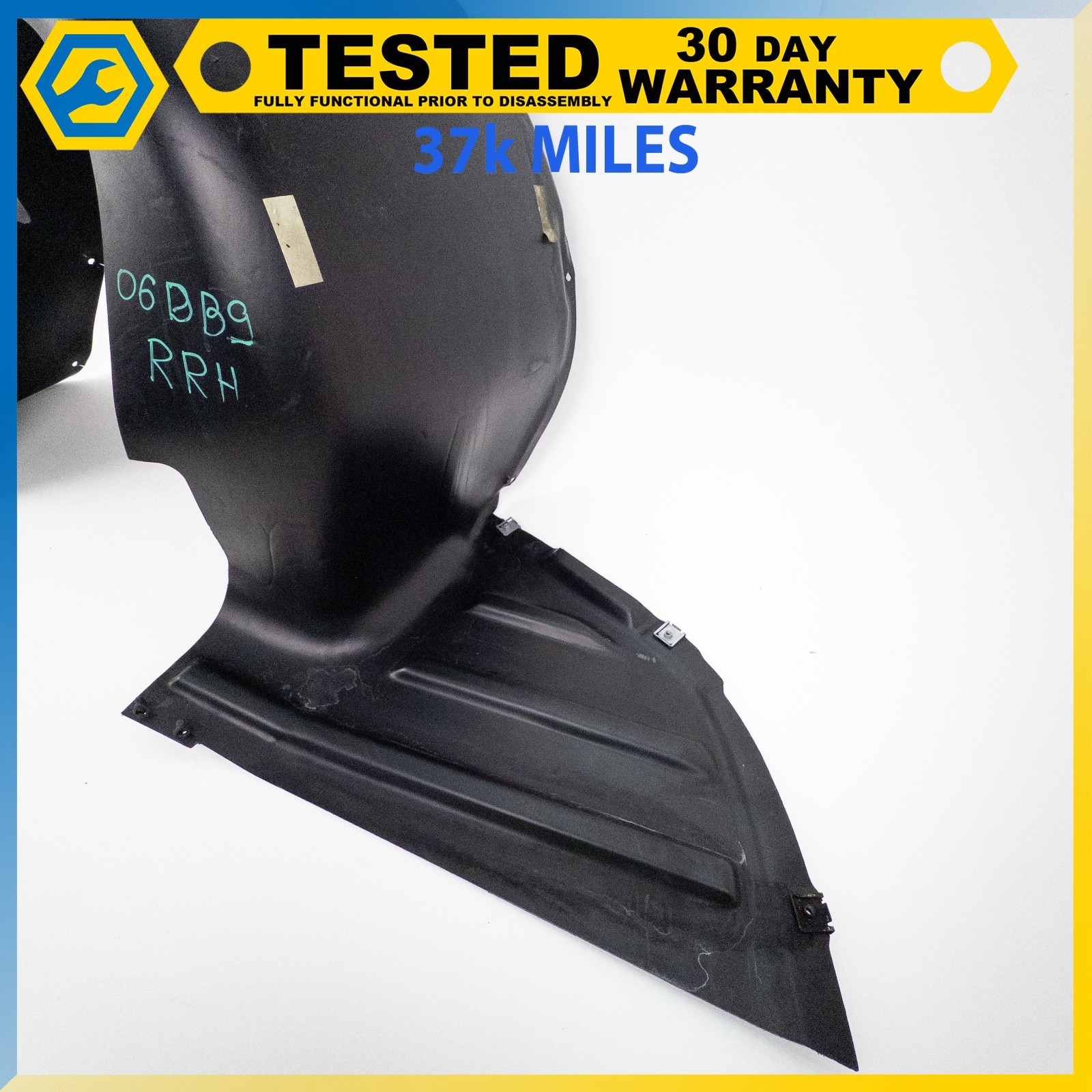 05-12 ASTON MARTIN DB9 DBS REAR RIGHT SIDE FENDER LINER SPLASH SHIELD OEM