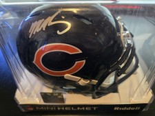 MIKE SINGLETARY Signed Autographed Bears Mini Helmet Beckett Authenticated